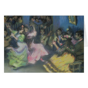 Spanska zigenska dansare, 1898 hälsningskort