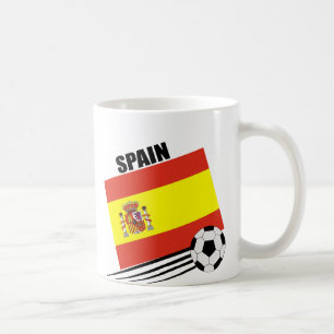 Spanskt fotbolllag kaffemugg