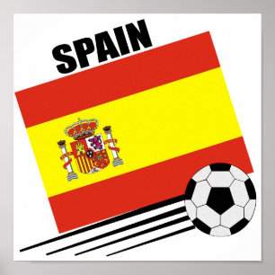 Spanskt fotbolllag poster