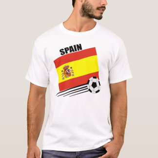 Spanskt fotbolllag tee shirt