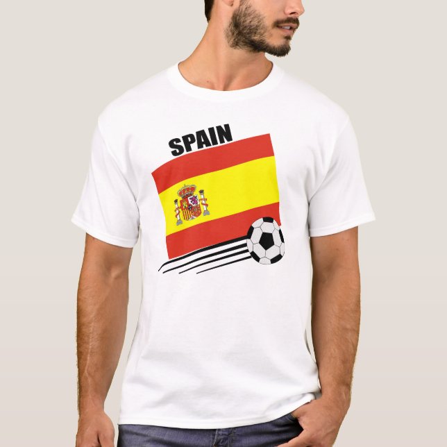 Spanskt fotbolllag tee shirt (Framsida)