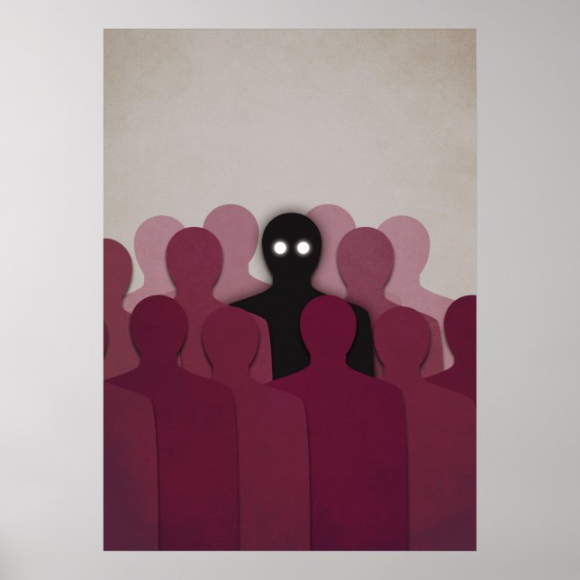 Spaoky Horror Art Ghost i folkgruppen Poster (Framsidan)