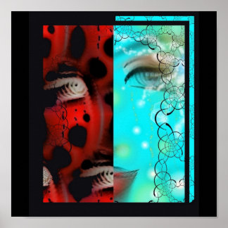 Spår för min Tårar-utskrift Poster