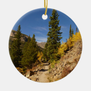Spår från Loch på Rocky mountains Julgransprydnad Keramik