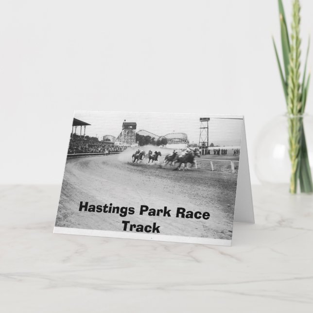 Spår, Hastings Park Tävling Track Kort (Framsida)