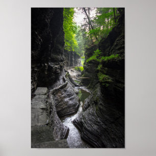 Spår i Watkins Glen, New York Poster