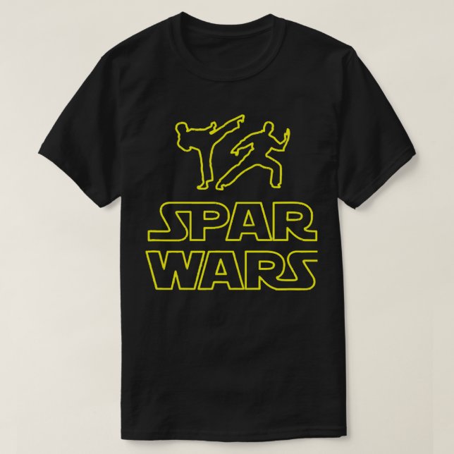 Spar Krig Martial Arts TaeKwonDo Karate Shirt 3 T (Design framsida)