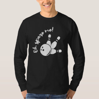 Spar mig bowling t shirt