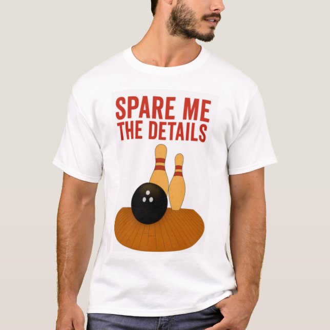 Spar mig detaljerna t shirt (Framsida)