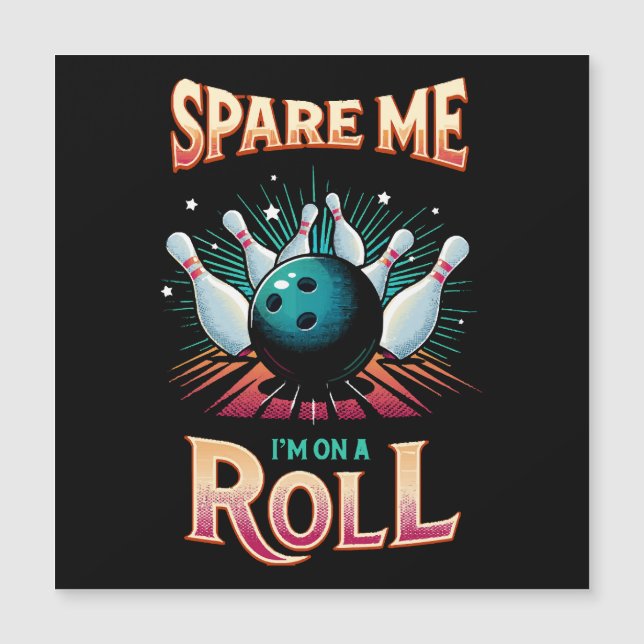 Spar mig, jag är på roll - bowling (Framsida)