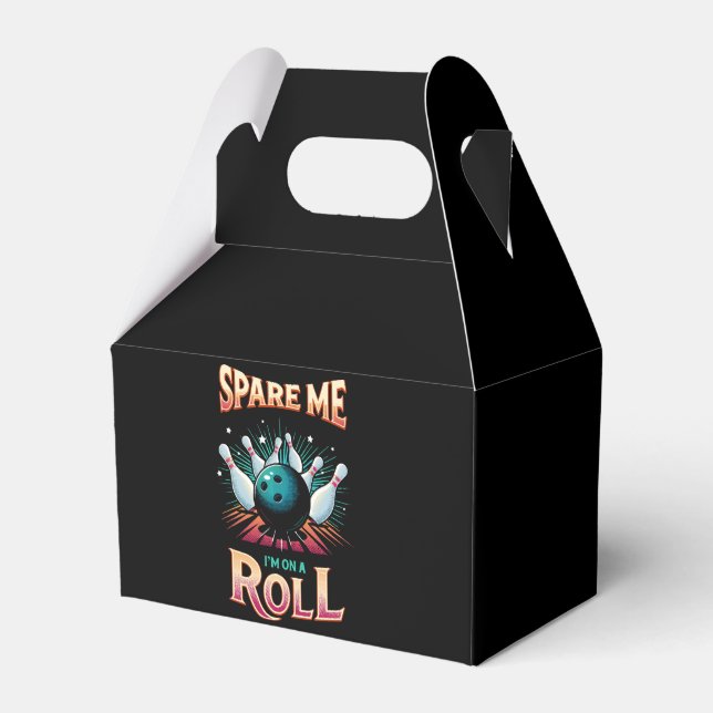 Spar mig, jag är på roll - bowling presentaskar (Framsidan Sidan)
