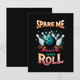 Spar mig, jag är på roll - bowling tilläggskort