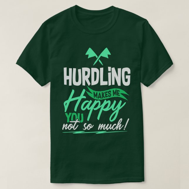 Spår och Fält Hurdling 2 T Shirt (Design framsida)