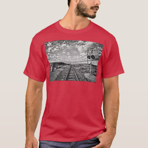 Spår och Linjer BW T Shirt