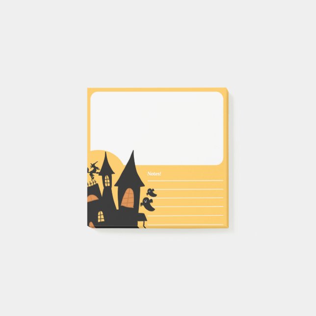 Spår och skript: Halloween-samling Post-it Block (Framsida)