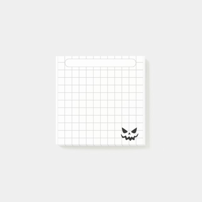 Spår och skript: Halloween-samling Post-it Block (Framsida)