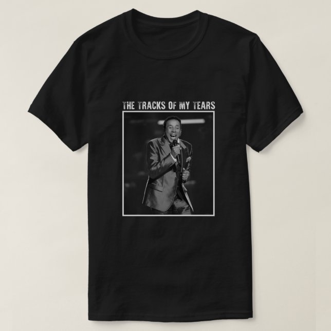 Spår på mitt Tårar - Smokey Robinson T Shirt (Design framsida)