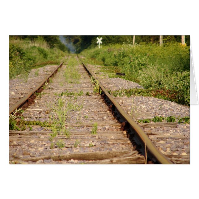 Spår till nånstans.. hälsningskort (Framsidan Horizontal)