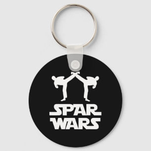Spar Wars Mma Karate Taekwondo Boxning Kampsport Nyckelring