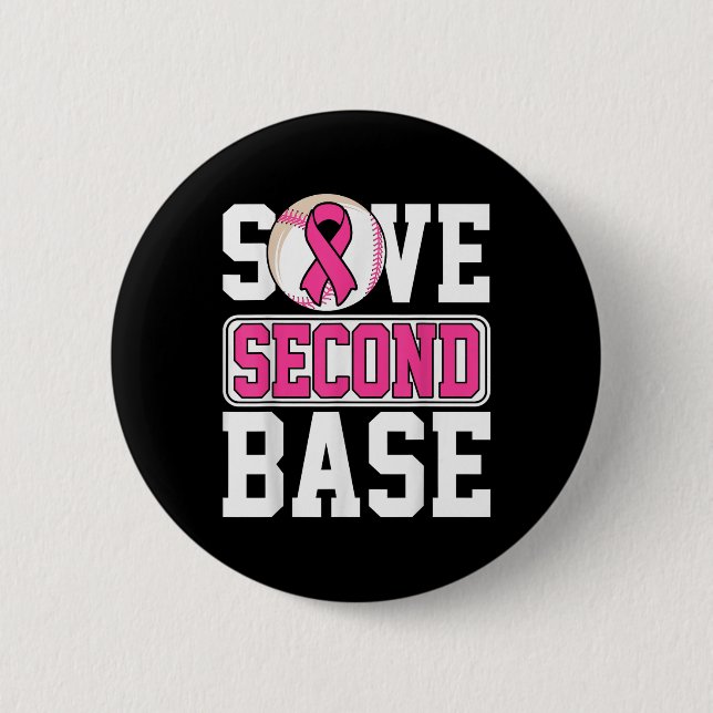 Spara 2:a Bas Player Breast Cancer Awaren Knapp (Framsida)