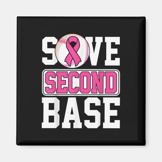 Spara 2:a Bas Player Breast Cancer Awaren Magnet (Framsidan)