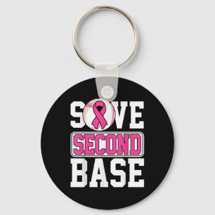Spara 2:a Bas Player Breast Cancer Awaren Nyckelring