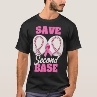 Spara 2:a basfonen Baskeball Breast Cancer T Shirt