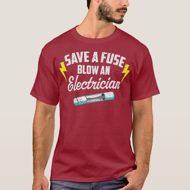 Spara A Fuse Blow an Electrical T Shirt (Framsida)