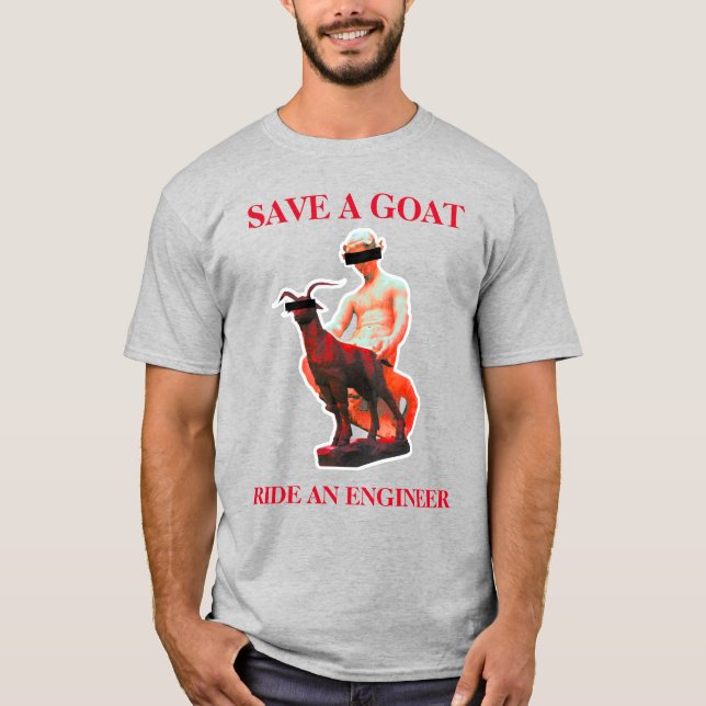 Spara A Goat T Shirt (Framsida)