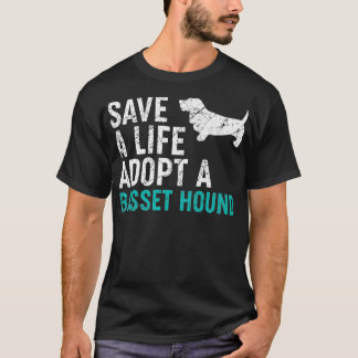 Spara a Life antar en Hund-rädding-bunden Hund T Shirt