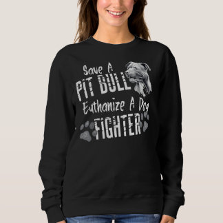 Spara A Pitbull Euthanize A Hund Fighter Pit Bull T Shirt