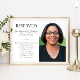 Spara A säte för Mor vid minnesplatsen Student Poster