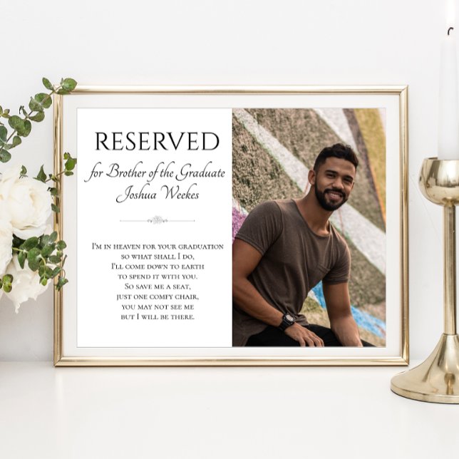 Spara A Sätesbroder för Student Photo Memorial Poster (Skapare uppladdad)