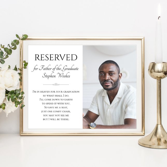 Spara A Sätet Far i Student Photo Studenten Poster (Skapare uppladdad)