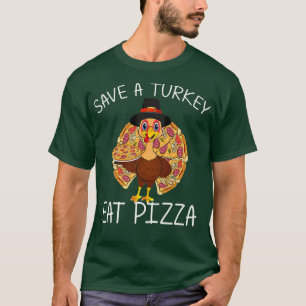Spara A Turkey Eat Pizza Thanksgiving ingchildren T Shirt