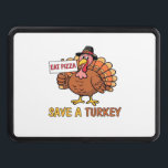 Spara A Turkiet Eat Pizza Funny Thanksgiving Overs Dragkroksskydd<br><div class="desc">Spara A Turkiet Eat Pizza Funny Thanksgiving Oversized T-Shirt</div>