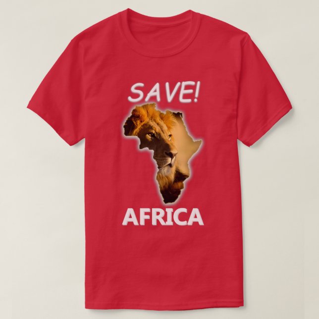 Spara Afrika T Shirt (Design framsida)