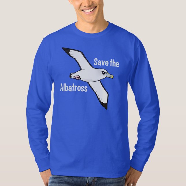 Spara albatrossen (flyg) tee shirt (Framsida)