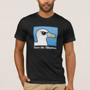 Spara albatrossen (porträtt) t shirt