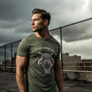 Spara aldrig kvittning T-Shirt - Vild Skull-alfa