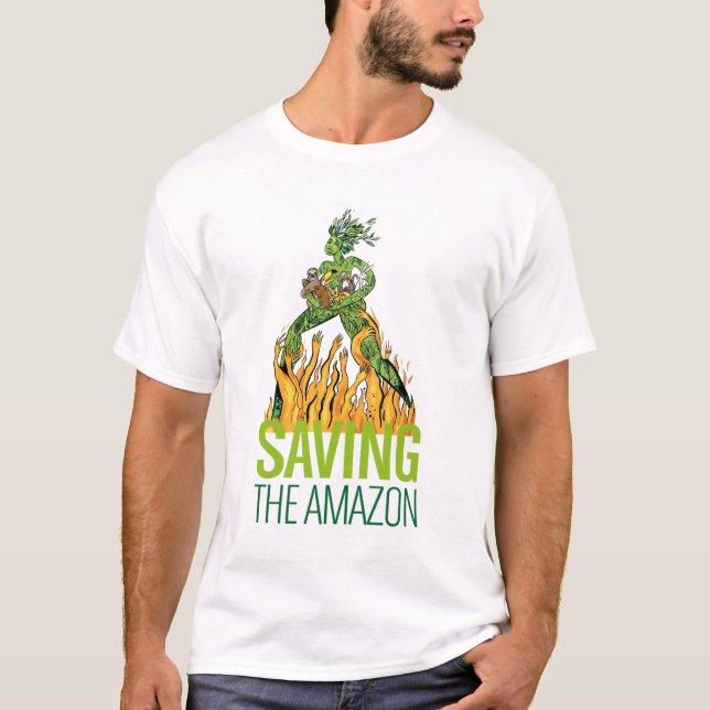 SPARA AMAZONEN T SHIRT (Framsida)