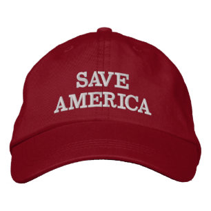 SPARA AMERICA HAT BRODERAD KEPS