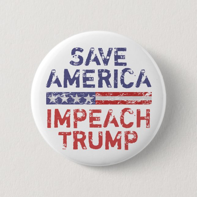 Spara America, Impeach Trump Knapp (Framsida)