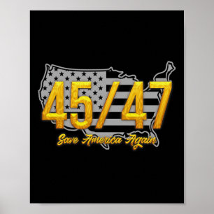 Spara America Recump 2024 Patriotic American Poster