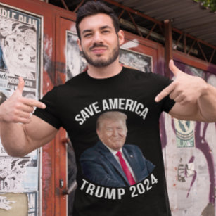 Spara America Trump 2024 President Donald J. Trump T Shirt