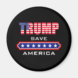 Spara America Trump Black   Magnet