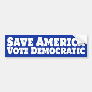 Spara America Vote Bildekal