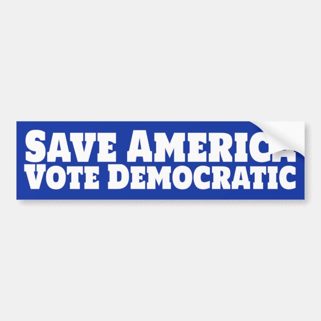 Spara America Vote Bildekal (Framsidan)
