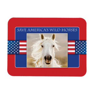 Spara America's Vild Horses Flexi Magnet