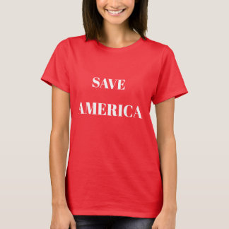 Spara Amerika Grundläggande T-Shirt
